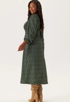 Happy Holly Long Sleeve Smock Dress