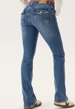 BUBBLEROOM Low Bootcut Flap Jeans