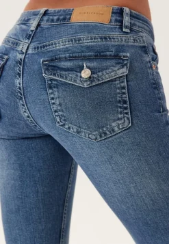 BUBBLEROOM Low Bootcut Flap Jeans