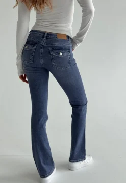 BUBBLEROOM Low Bootcut Flap Jeans