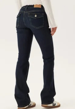 BUBBLEROOM Low Bootcut Flap Jeans