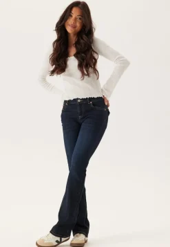 BUBBLEROOM Low Bootcut Flap Jeans