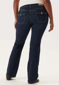 BUBBLEROOM Low Bootcut Flap Jeans