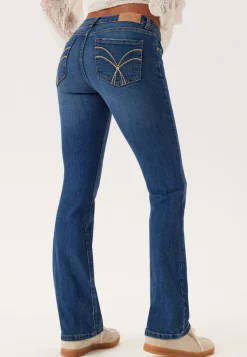 BUBBLEROOM Low Embroidery Pocket Jeans