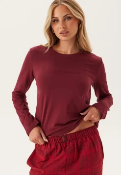 Calvin Klein Ls Tee Flannel Pant Set