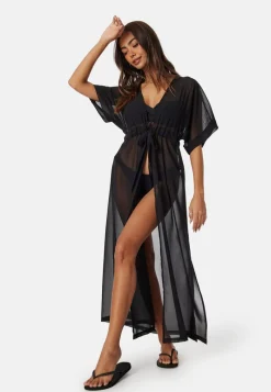BUBBLEROOM Maxi Slit Beach Dress