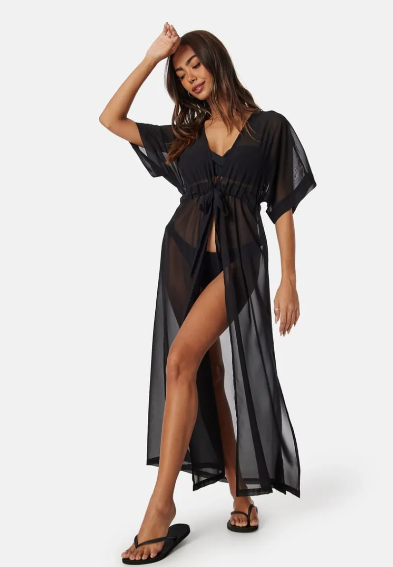 BUBBLEROOM Maxi Slit Beach Dress