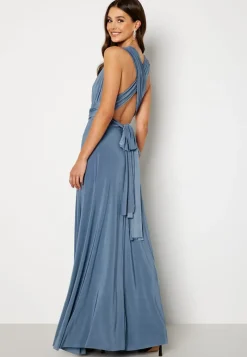 Goddiva Multi Tie Maxi Dress