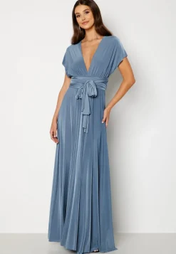 Goddiva Multi Tie Maxi Dress