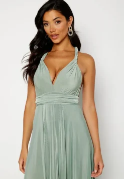 Goddiva Multi Tie Maxi Dress