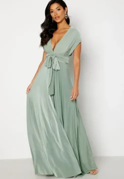 Goddiva Multi Tie Maxi Dress