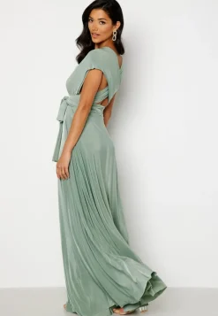 Goddiva Multi Tie Maxi Dress