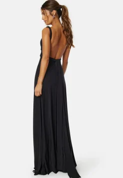 Goddiva Multi Tie Maxi Dress