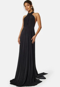 Goddiva Multi Tie Maxi Dress