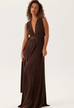 Goddiva Multi Tie Maxi Dress
