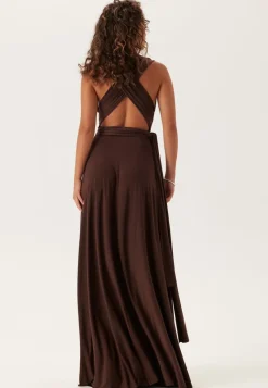 Goddiva Multi Tie Maxi Dress