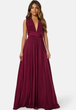 Goddiva Multi Tie Maxi Dress