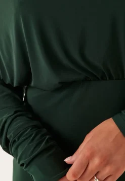 Goddiva Multi Way Long Sleeve Maxi Dress