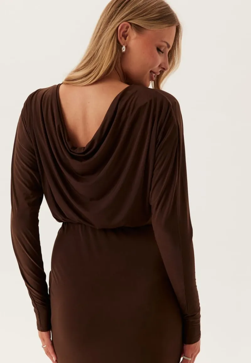 Goddiva Multi Way Long Sleeve Maxi Dress