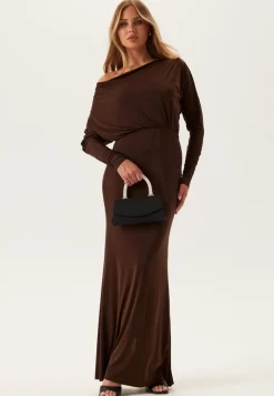 Goddiva Multi Way Long Sleeve Maxi Dress