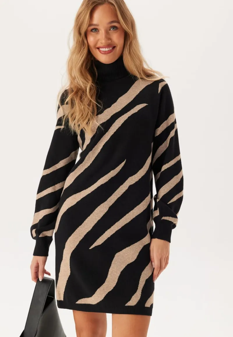 Object Collectors Item Objray L/S Knit Rollneck Dress