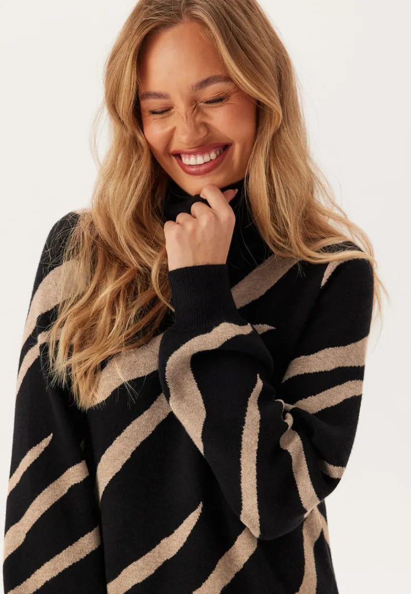 Object Collectors Item Objray L/S Knit Rollneck Dress