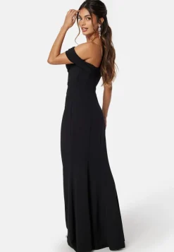 Goddiva Off Shoulder Maxi Dress