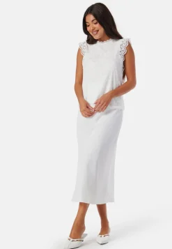 Pieces Olline SL Lace Top