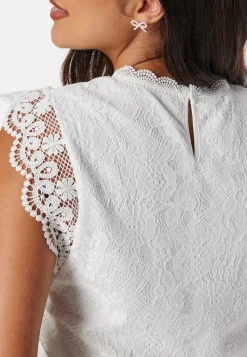 Pieces Olline SL Lace Top