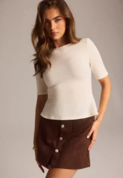 ONLY Onlamazing-stina Faux Suede Skirt