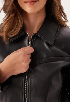 ONLY Onlamili L/S ZIP FAUX LEA JACK