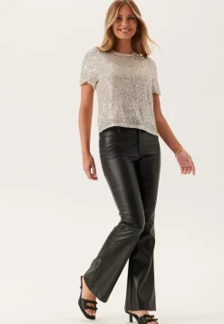 ONLY Onlana S/S LOOSE SEQUINS TOP