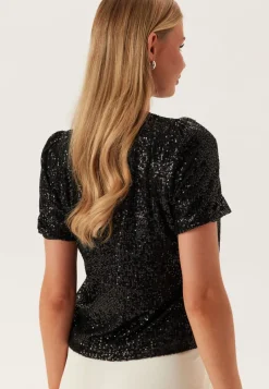 ONLY Onlana S/S LOOSE SEQUINS TOP