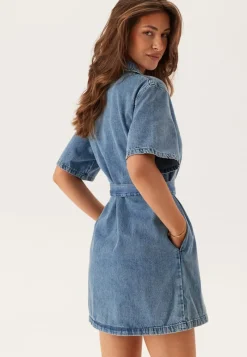 ONLY Onlellie Ss Mini Belt Dress