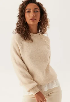 ONLY Onlemma Life Ls Button Oneck K