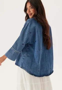 ONLY Onlgrace 3/4 HEART EMB DNM SHI