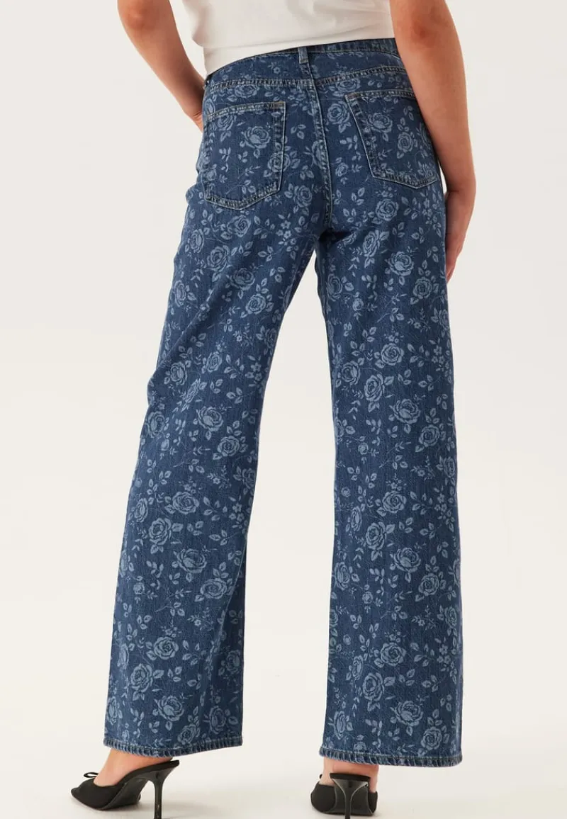 ONLY Onlhope Ex Hw Wide Rose Aop Dn