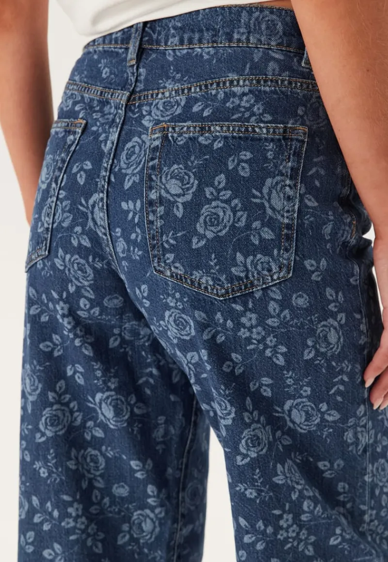 ONLY Onlhope Ex Hw Wide Rose Aop Dn