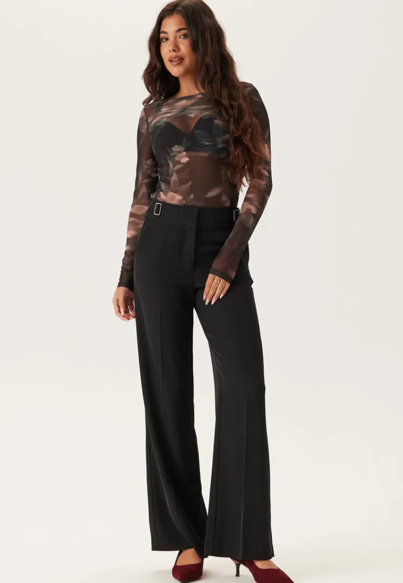 ONLY Onlkaya Life Ls Ruching Mesh T