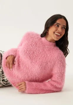 ONLY Onllulu Ls Rib Highneck Cc Knt