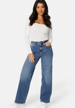 ONLY Onlmadison Blush HW Wide Denim