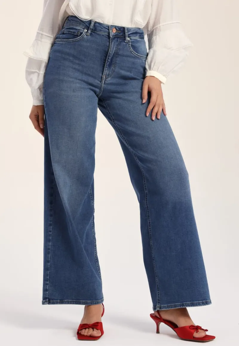 ONLY Onlmadison Blush HW Wide Denim