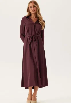 ONLY Onlmika Vis Satin L/S LONG DRE