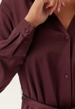 ONLY Onlmika Vis Satin L/S LONG DRE