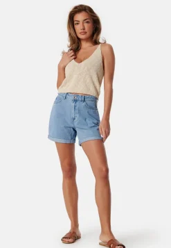 ONLY Onlvega HW Mom Dnm Shorts