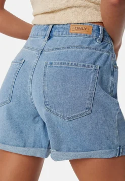 ONLY Onlvega HW Mom Dnm Shorts