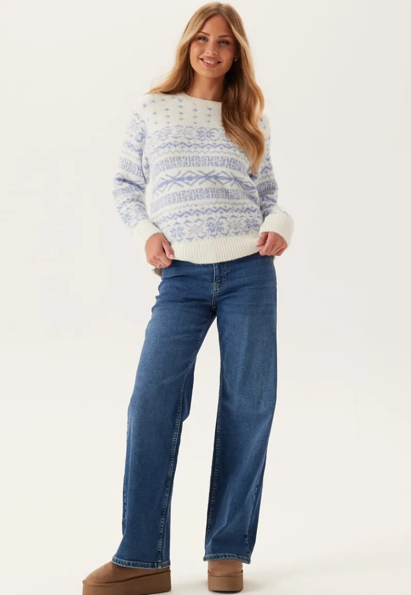 ONLY Onlxmas Nordic Ls O-neck Knt