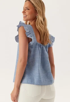 Pieces Pcapia Sl Square Neck Top