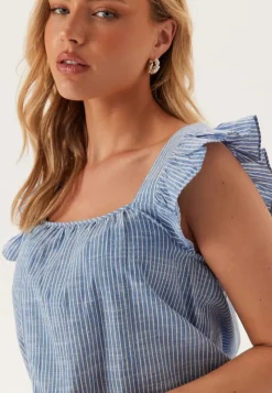 Pieces Pcapia Sl Square Neck Top