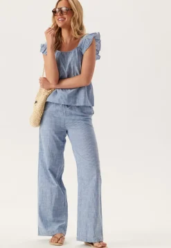 Pieces Pcapia Sl Square Neck Top